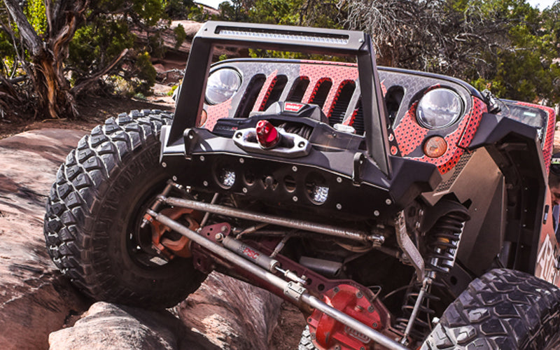 Artec Industries Bumper Guard Jeep JK Front Bumper Rock Guard 07-18 Wrangler JK Aluminum Artec Industries - Artec Industries - JK2308