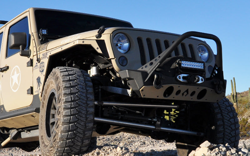 Artec Industries Bumper Guard Jeep JK Front Bumper Rock Guard 07-18 Wrangler JK Aluminum Artec Industries - Artec Industries - JK2308