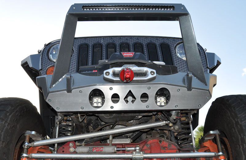 Artec Industries Bumper Guard Jeep JK Front Bumper Rock Guard 07-18 Wrangler JK Aluminum Artec Industries - Artec Industries - JK2308