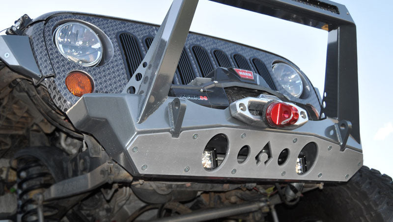 Artec Industries Bumper Guard Jeep JK Front Bumper Rock Guard 07-18 Wrangler JK Aluminum Artec Industries - Artec Industries - JK2308