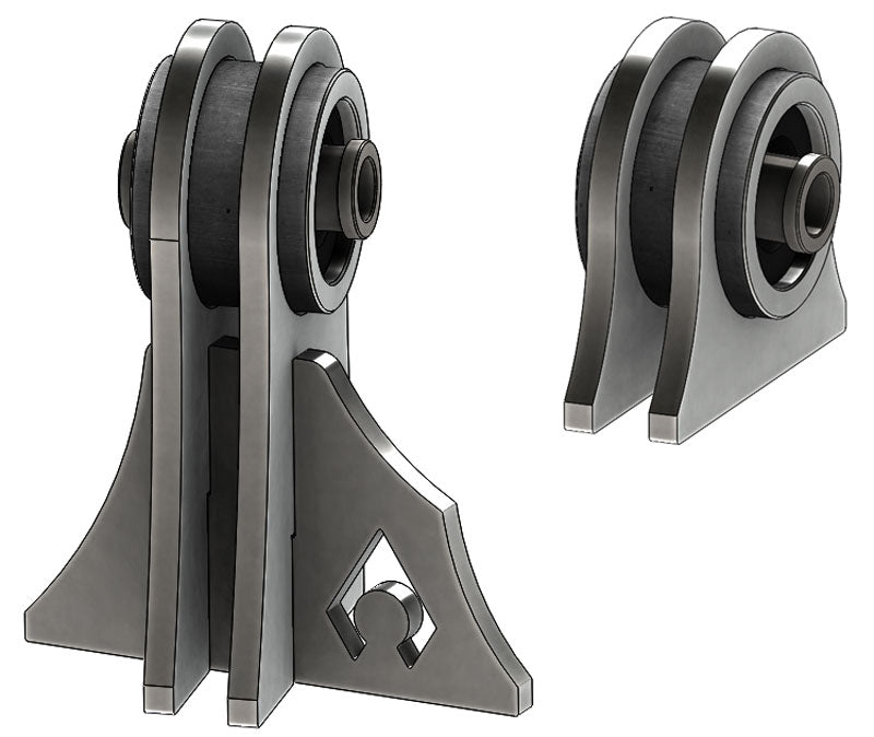 Artec Industries Axle Brackets Jeep TJ Weld On UCA Brackets For Low Pro Front Truss Daystar Bushings 7/16 Inch Bolt Size Artec Industries - Artec Industries - BR1122