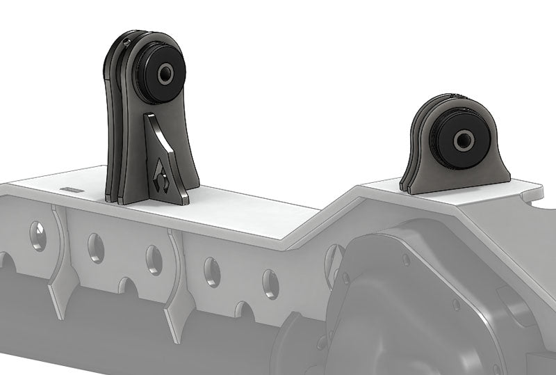 Artec Industries Axle Brackets Jeep TJ Weld On UCA Brackets For Low Pro Front Truss Daystar Bushings 7/16 Inch Bolt Size Artec Industries - Artec Industries - BR1122