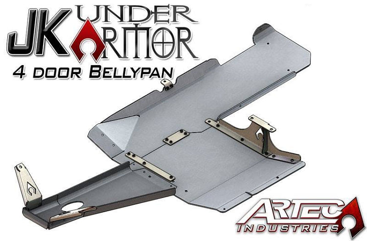 Artec Industries Transfer Skid Plate Armor JK Under Armor 2 Door Bellypan Kit 12-16 Wrangler JK Artec Industries - Artec Industries - JK1020