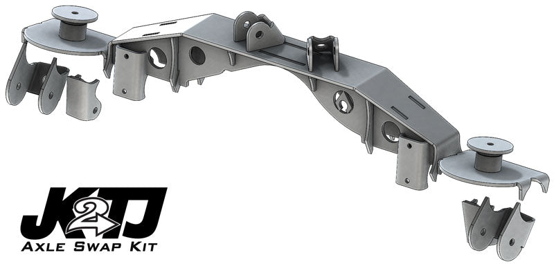 Artec Industries Axle Truss JK2TJ Triangulated Swap Kit W/Truss 2.63 Inch / OEM Artec Industries - Artec Industries - TJ4424