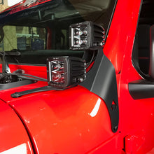 Load image into Gallery viewer, Artec Industries Mounting Brackets(Lighting) JL A-Pillar Dual Led Cube Light Mount Artec Industries - Artec Industries - JL5603