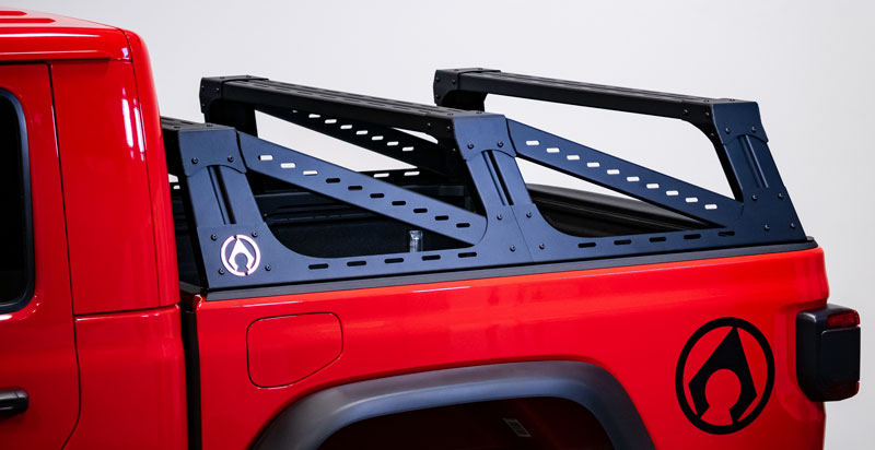 Artec Industries Truck Bed Rack JT Gladiator Mid Height Bed Rack Aluminum Artec - Artec Industries - CR1005