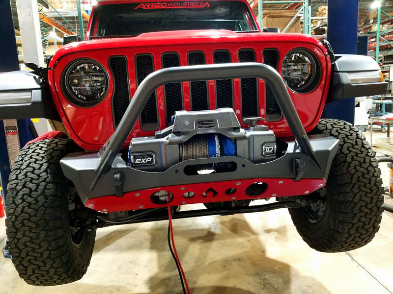 Artec Industries Front Bumpers NightHawk Jeep JL Front Bumper W/Mid Tube Stinger Bare Artec Industries - Artec Industries - JL5303