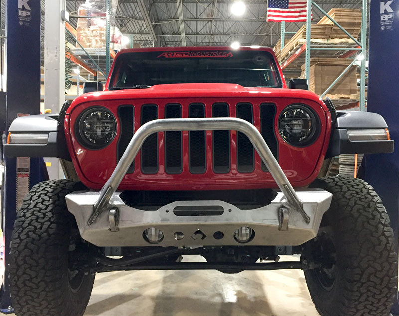 Artec Industries Front Bumpers NightHawk Jeep JL Front Bumper W/Mid Tube Stinger Bare Artec Industries - Artec Industries - JL5303
