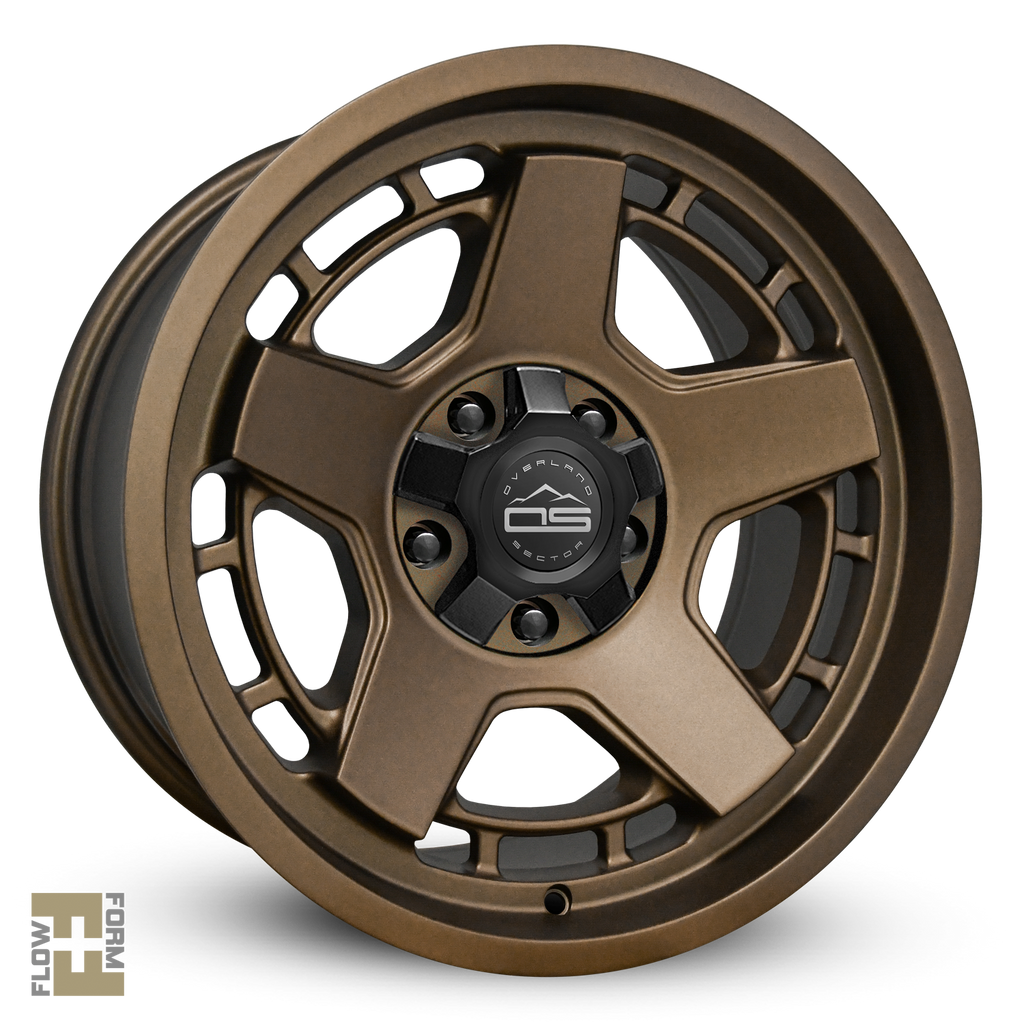 Overland Sector Atlas 17x9 +0 5x139.7/5x150mm 110.1mm Satin Textured Bronze