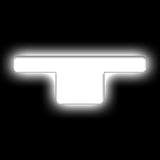 ORACLE Lighting Universal Illuminated LED Letter Badges - Matte Wht Surface Finish - T