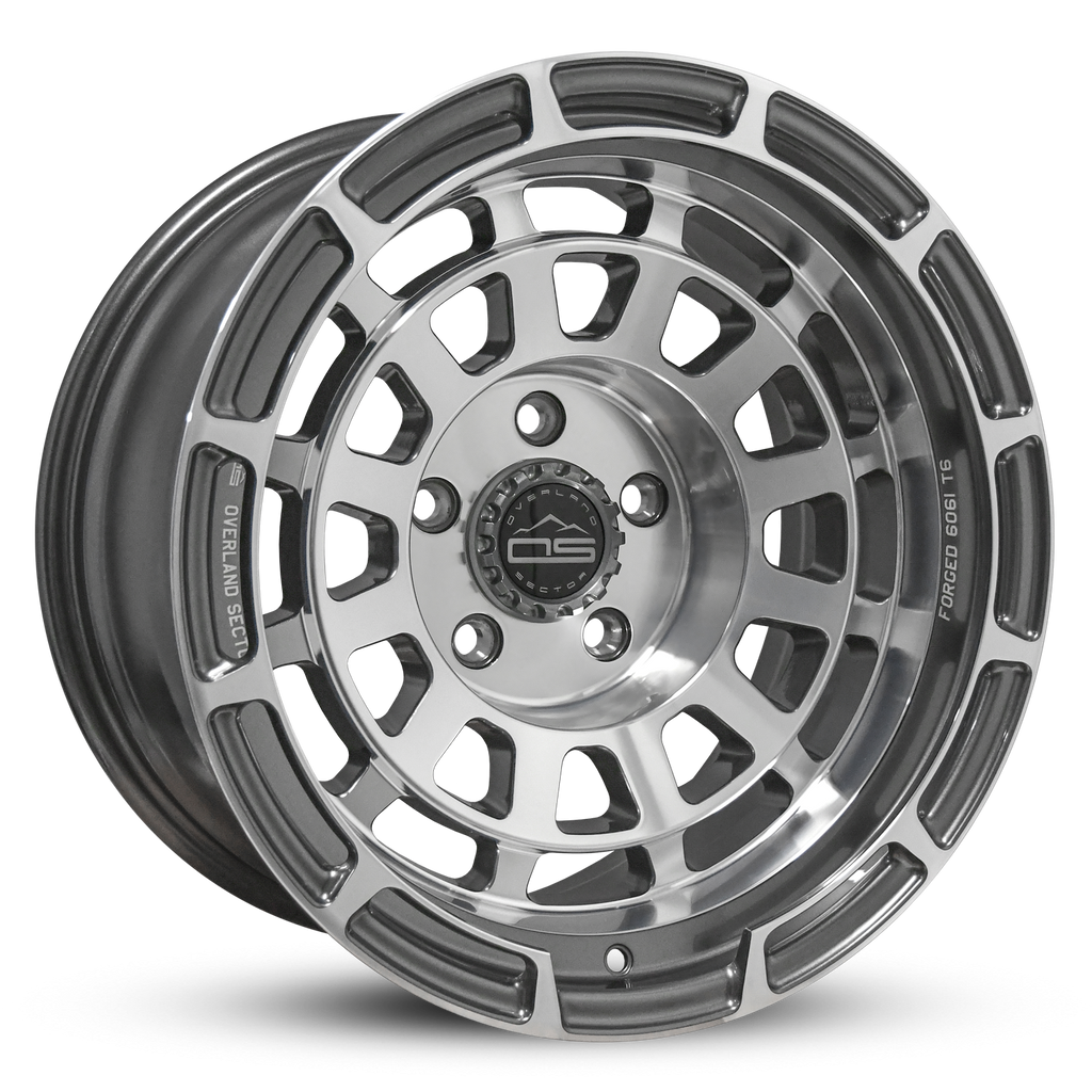 Badlander Gloss Gunmetal Machined (FORGED)
