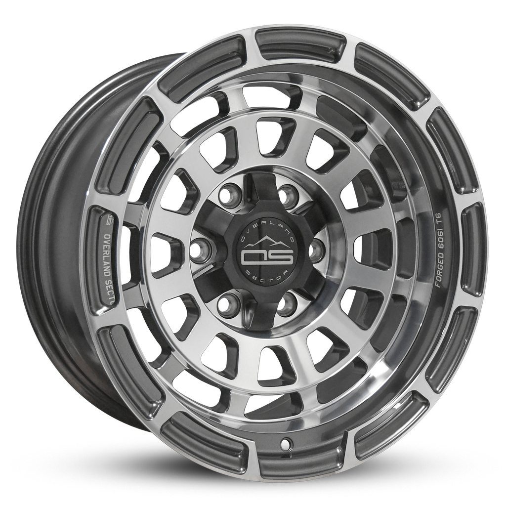Badlander Gloss Gunmetal Machined (FORGED)