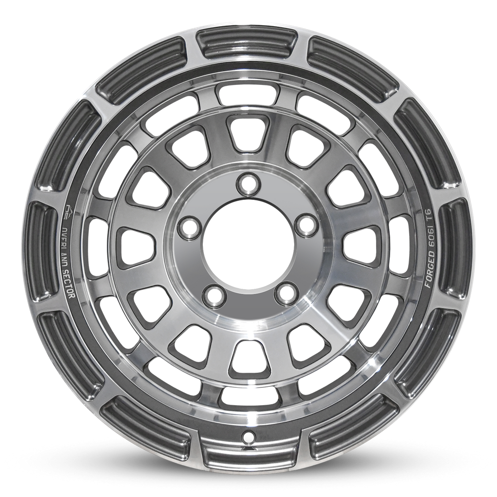 Badlander Gloss Gunmetal Machined (FORGED)