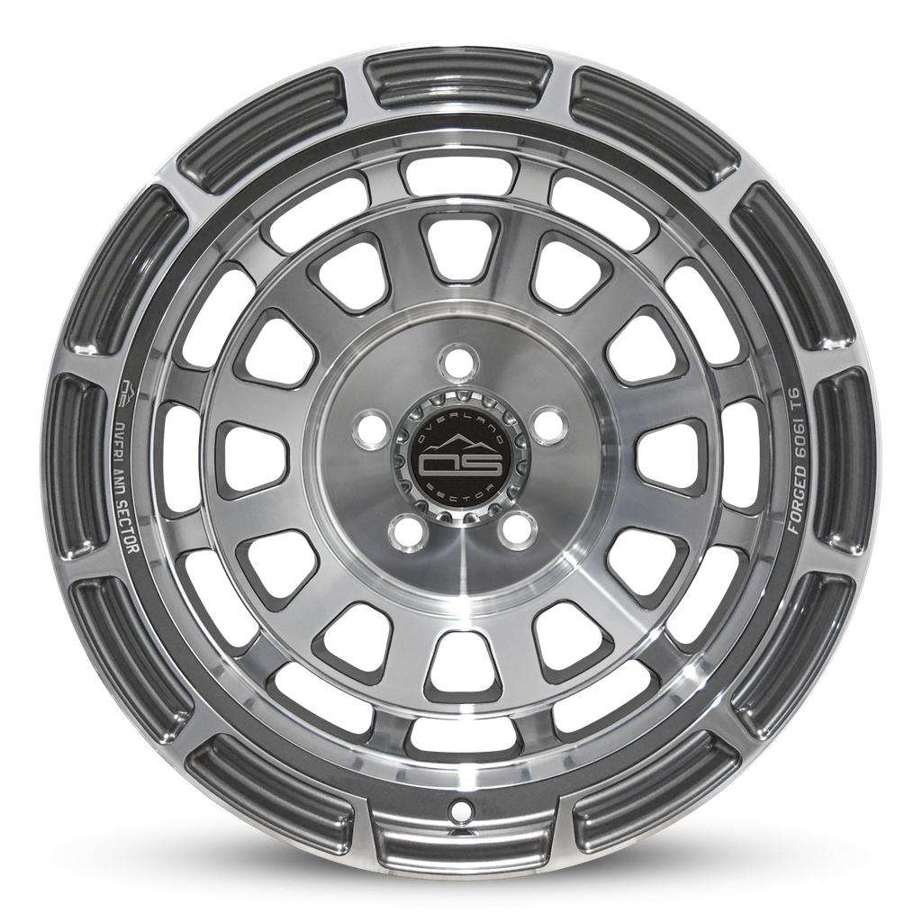 Badlander Gloss Gunmetal Machined (FORGED)