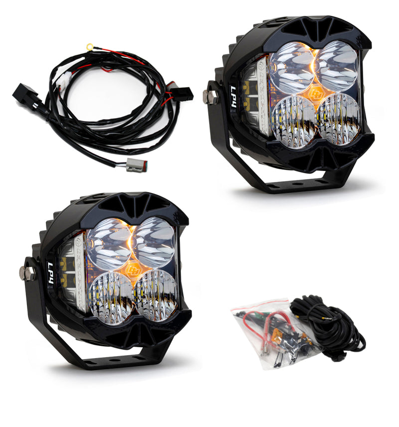 Baja Designs Light Bars & Cubes Baja Designs LP4 Pro Driving/Combo LED - Clear (Pair)