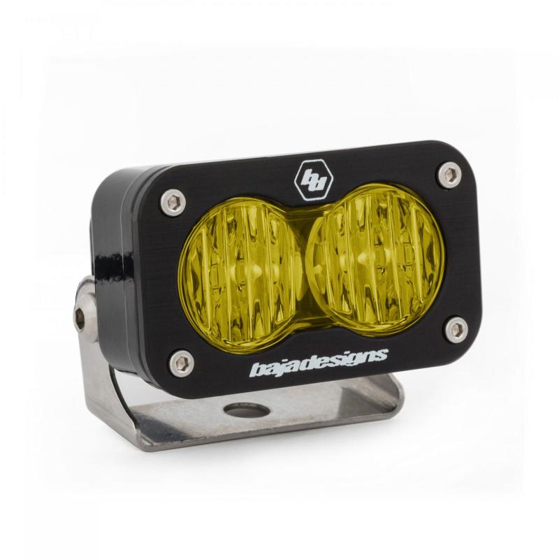 Baja Designs Light Bars & Cubes Baja Designs S2 Pro Wide Cornering Pattern LED Light - Amber