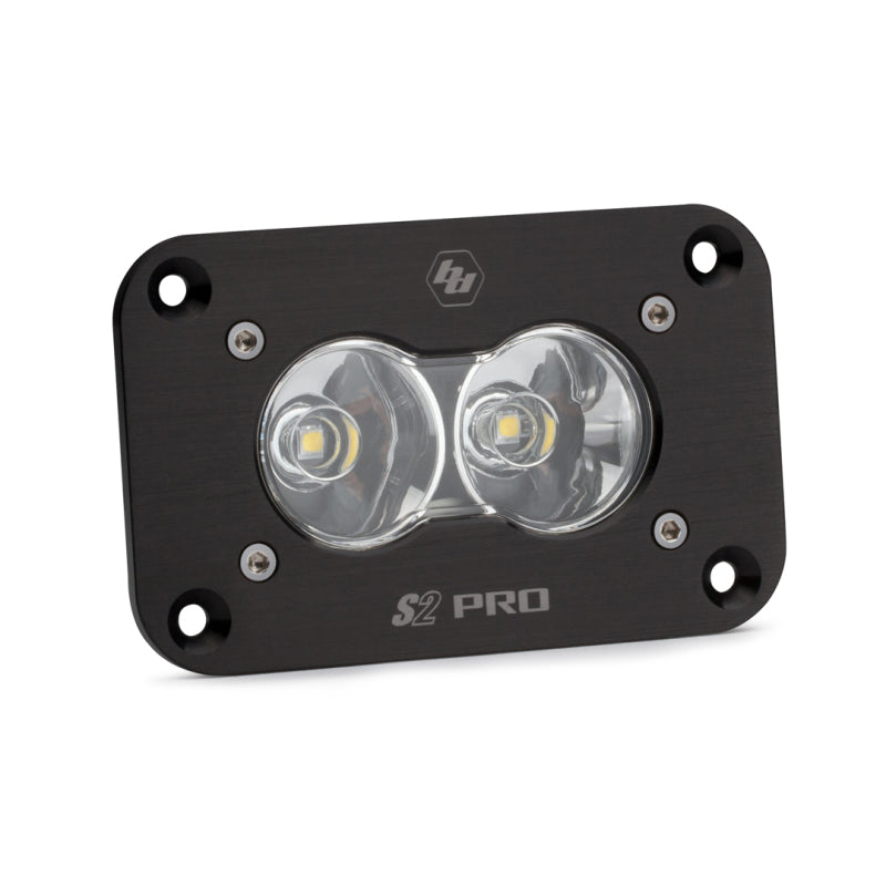 Baja Designs Light Bars & Cubes Baja Designs S2 Sport Flush Mount Work/Scene Pattern LED Work Light - Clear
