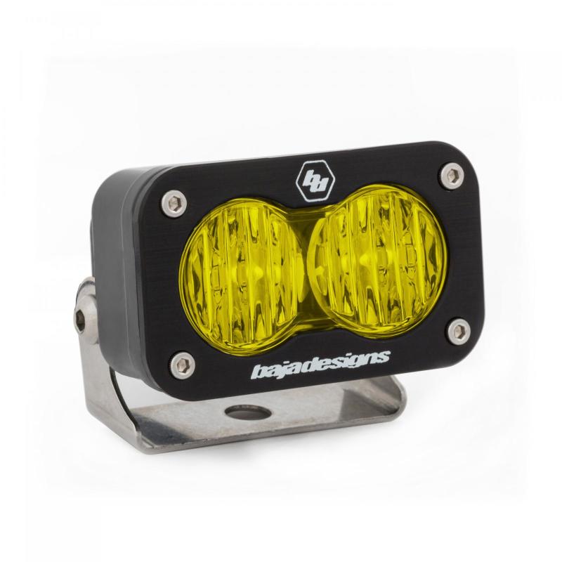 Baja Designs Light Bars & Cubes Baja Designs S2 Sport Wide Cornering Pattern LED Work Light - Amber