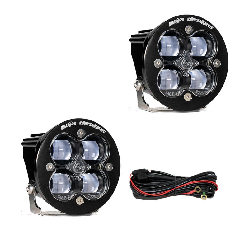 Baja Designs Fog Lights Baja Designs Squadron R SAE LED Spot Light - Clear - Pair