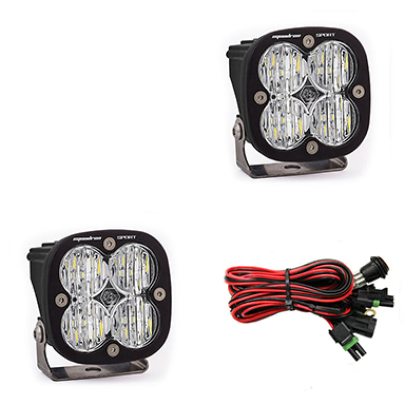 Baja Designs Light Bars & Cubes Baja Designs Squadron Sport Wide Cornering Pair LED Light Pods - Clear