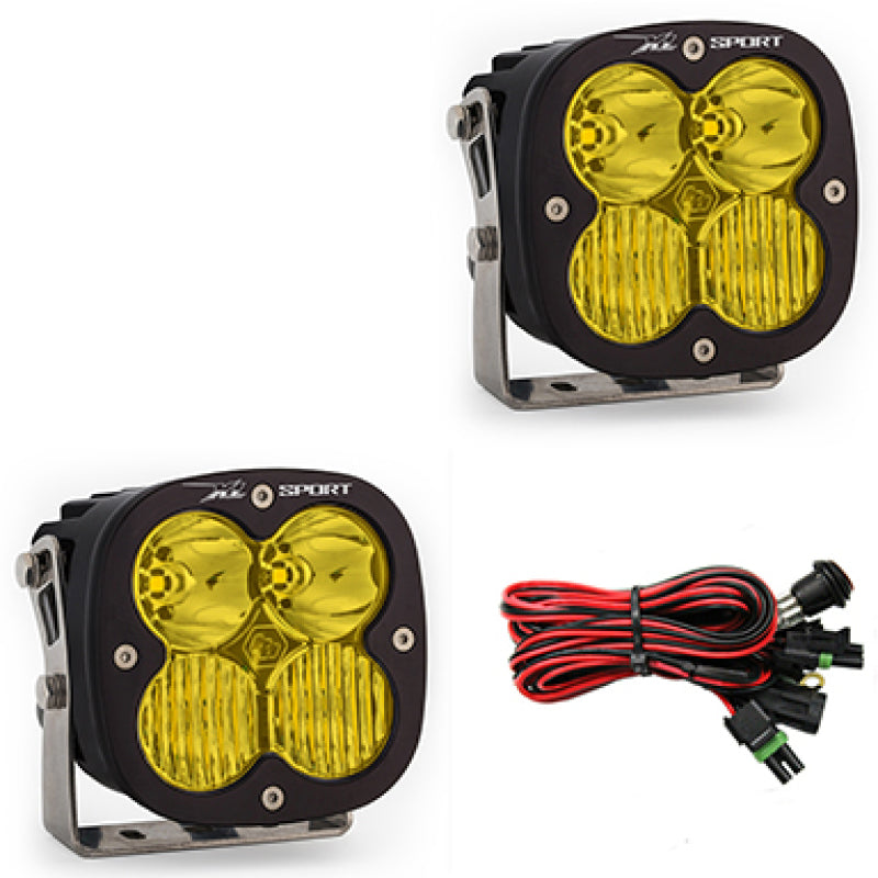 Baja Designs Light Bars & Cubes Baja Designs XL Sport Series Driving Combo Pattern Pair LED Light Pods - Amber