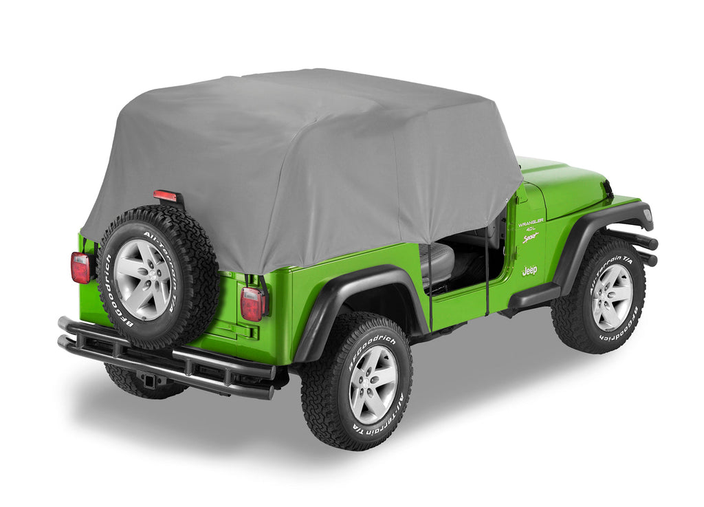 Bestop Car Cover All Weather Trail Cover - '97-06 Wrangler TJ Exc. Unlimited (Charcoal / Gray) - 81037-09