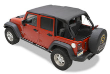 Load image into Gallery viewer, Bestop Soft Top Header Safari Bikini - '10-18 Wrangler JK 4-Door (Black Diamond) - 52584-35 - Bestop