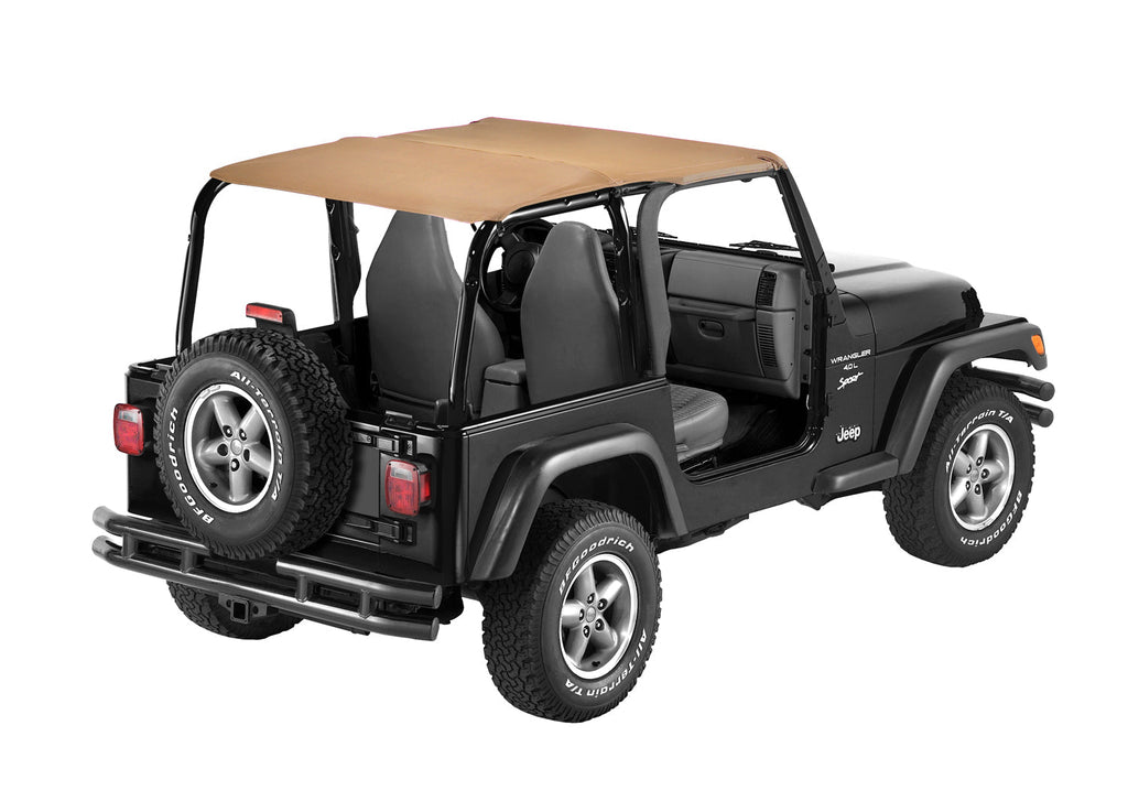 Bestop Soft Top Header Safari Bikini - '97-02 Wrangler TJ (Spice) - 52531-37 - Bestop