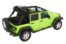 Load image into Gallery viewer, Bestop Soft Top JEEP(R) Trektop Glide - &#39;07-18 Wrangler JK 4-Door (Black Twill) - 54423-17