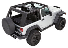 Load image into Gallery viewer, Bestop Soft Top JEEP(R) Trektop Pro - &#39;07-18 Wrangler JK 2-Door (Black Twill) - 54462-17 - Bestop