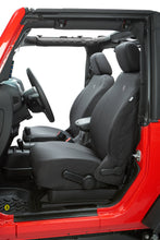 Load image into Gallery viewer, Bestop Seat Cushion Cover Set Seat Covers - 07-12 Wrangler JK; Front (Black Diamond) - 29280-35