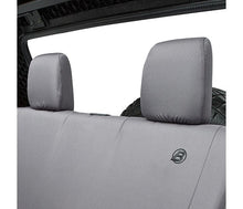 Load image into Gallery viewer, Bestop Seat Cushion Cover Set Seat Covers - 08-12 Wrangler JK 4-Door; Rear (Charcoal) - 29281-09 - Bestop