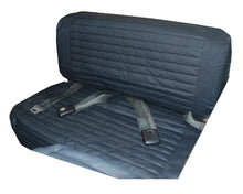 Load image into Gallery viewer, Bestop Seat Cushion Cover Set Seat Covers - 65-83 CJ5 / 76-86 CJ7 / 87-95 Wrangler YJ; Rear (Black Denim) - 29223-15 - Bestop