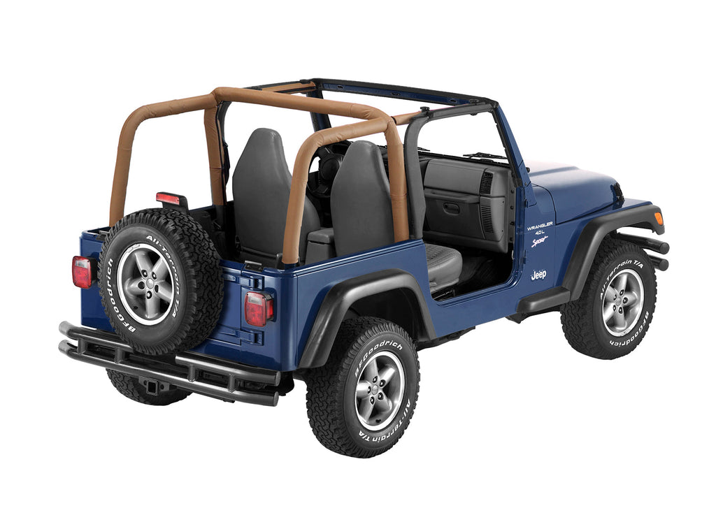 Bestop Roll Bar Padding Sport Bar Cover - '97-02 Wrangler TJ (Spice) - 80020-37 - Bestop