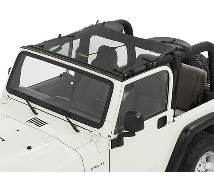 Bestop Soft Top Sun Targa Bikini - '97-06 Wrangler TJ (Mesh) - 52403-11 - Bestop