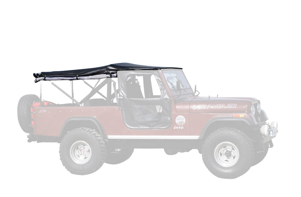 Bestop Soft Top Tigertop - '67-71 Jeepster / '67-73 Commando (Black Crush) - 51311-01 - Bestop
