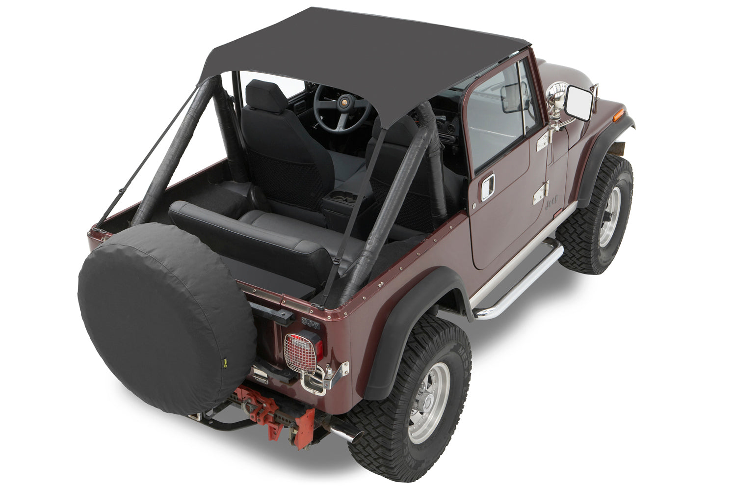 タッドバンディ Traditional Bikini - '55-75 CJ5 / '51-62 M38A1 (Black Crush