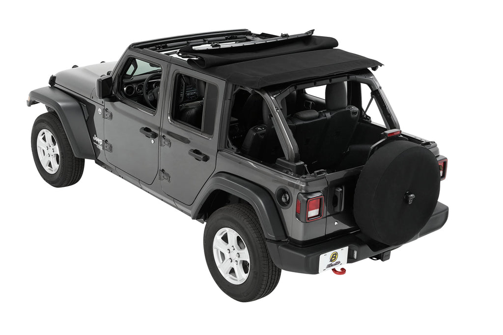 Bestop Soft Top Trektop - '18-23 Wrangler JL 4-Door (Black Twill) - 56863-17 - Bestop