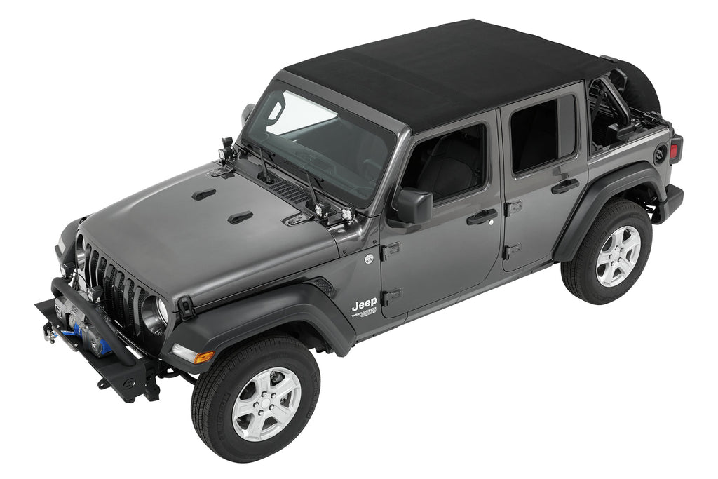 Bestop Soft Top Trektop - '18-23 Wrangler JL 4-Door (Black Twill) - 56863-17 - Bestop