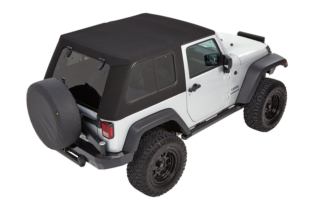 Bestop Soft Top Trektop Pro - '07-18 Wrangler JK 2-Door (Black Twill) - 54862-17 - Bestop