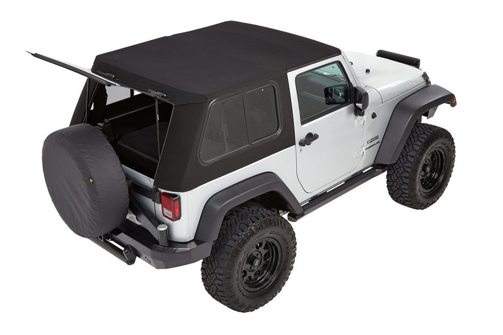 Bestop Soft Top Trektop Pro - '07-18 Wrangler JK 2-Door (Black Twill) - 54862-17 - Bestop