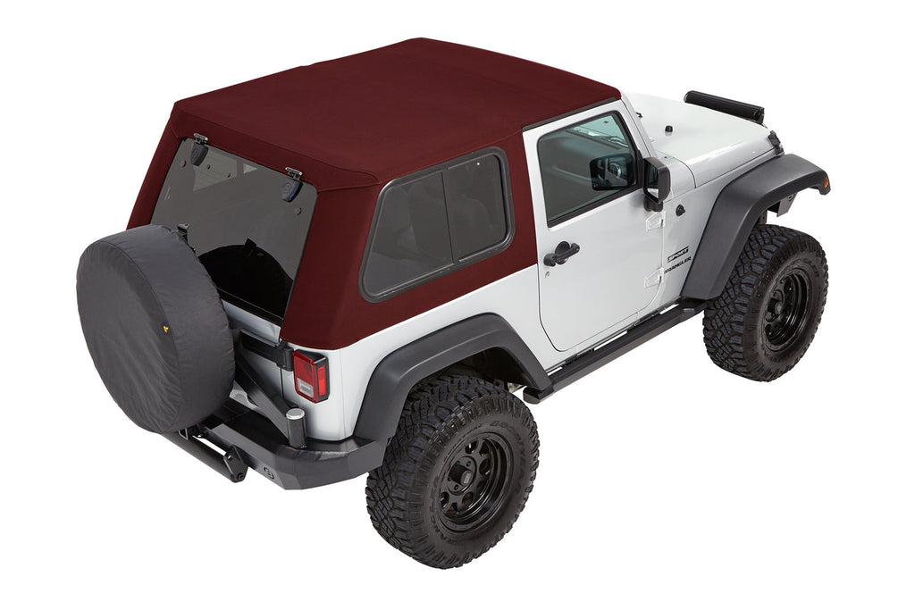 Bestop Soft Top Trektop Pro - '07-18 Wrangler JK 2-Door (Crushed Red Pepper Twill) - 54862-68 - Bestop