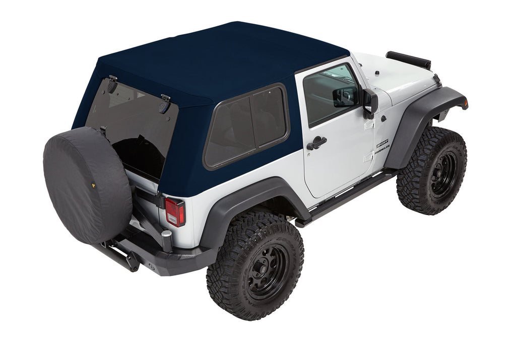 Bestop Soft Top Trektop Pro - '07-18 Wrangler JK 2-Door (Navy Blue Twill) - 54862-69 - Bestop
