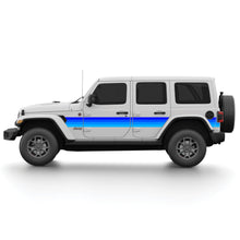 Load image into Gallery viewer, Retro Gradient Side Graphic Kit for Wrangler JL