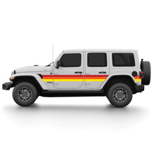 Load image into Gallery viewer, Retro Gradient Side Graphic Kit for Wrangler JL
