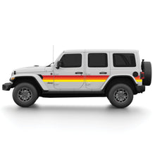Load image into Gallery viewer, Retro Gradient Side Graphic Kit for Wrangler JL