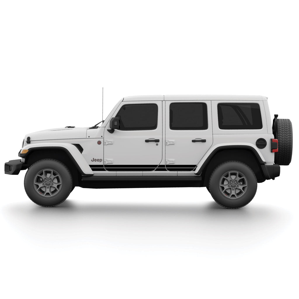 Rocker Double Stripe Kit for Jeep Wrangler JL