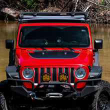 Load image into Gallery viewer, Black Topo Hood Graphic | fits Wrangler JL and Gladiator JT