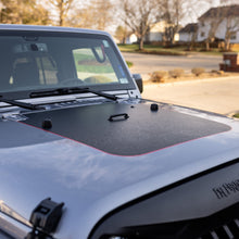 Load image into Gallery viewer, Hood Graphic for Wrangler JK | Black Topo