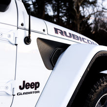 Load image into Gallery viewer, Premium Fender Vent Decal Set | Black Topo - fits Wrangler JL &amp; Gladiator JT